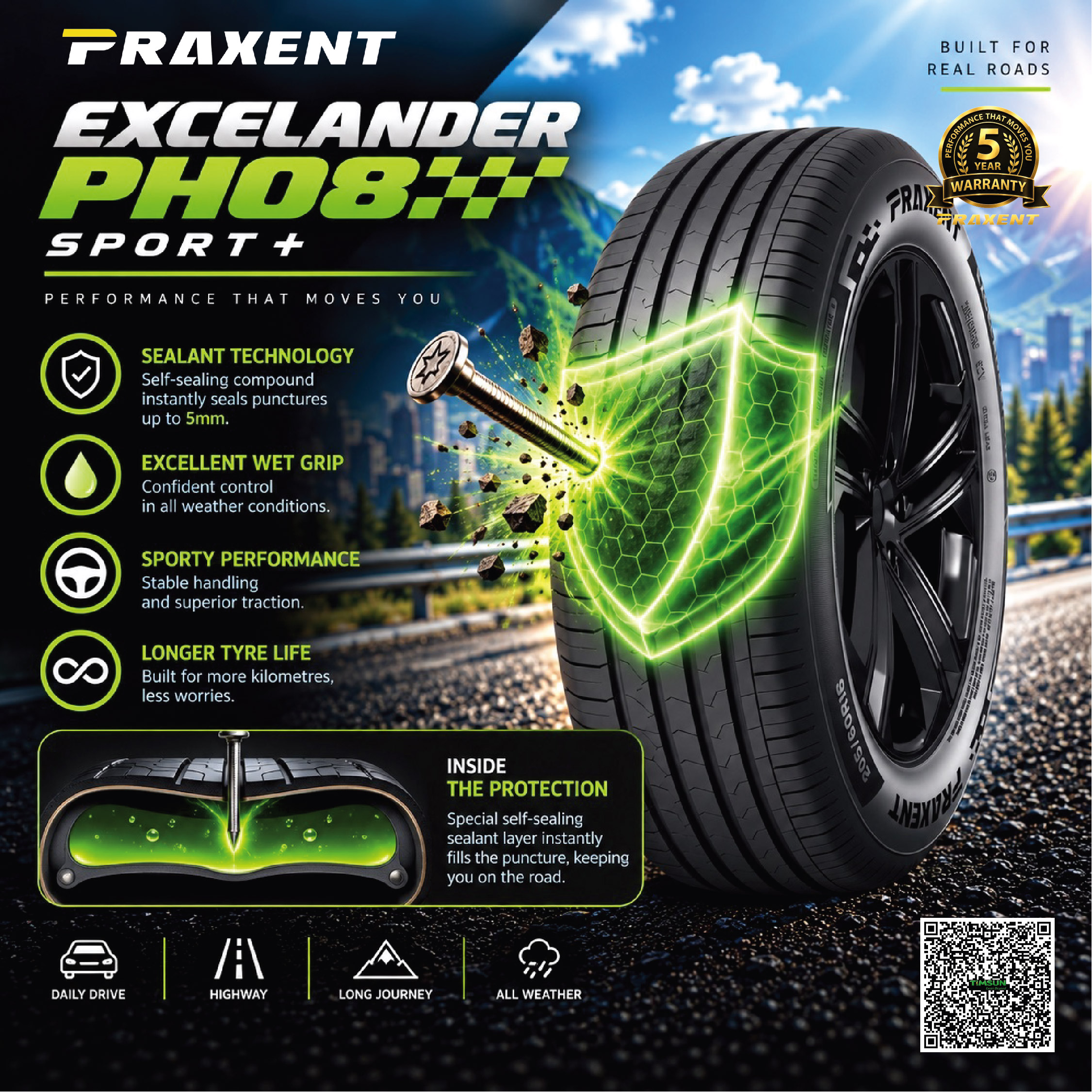 PRAXENT Excelander PH08 S